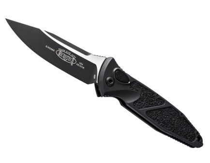Microtech Socom Elite S/E Auto Folding Drop Point Knife, Black - 160A-1T