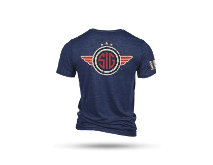 Nine Line Sig Sauer Wings - T-Shirt, Navy - 3X-Large
