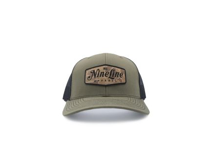 Nine Line Classic Duck Camo Patch Trucker Hat, Loden Black
