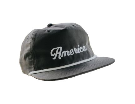Nine Line American Snapback Hat, Grey