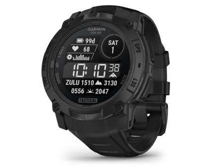 Garmin Instinct 3 Tactical Edition - 50 mm Solar, Black With Black Band
