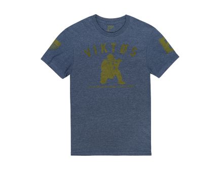 Viktos Varsity T-Shirt, Navy Heather - X-Large