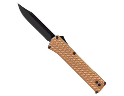 Kronos QuickDraw Compact OTF Knife, Bronze