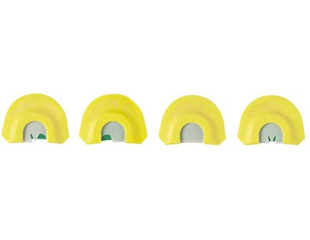 HS Strut Fearsome Turkey 4-Piece Mouth Call Set, Yellow