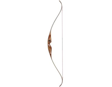 Bear Archery Super Grizzly 50LB RH Traditional Bow, Shedua/Black