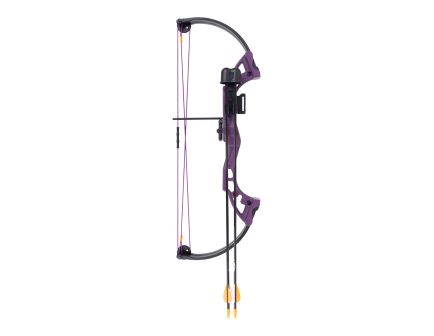 Bear Archery Brave 25LB RH Youth Compound Bow, Purple