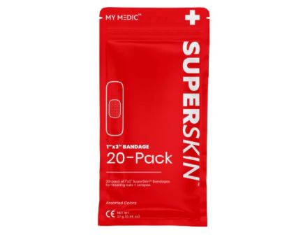 My Medic SuperSkin Bandage 20 Pack - MM-SPL-MD-PK-AC-SSB-1X3-20PK