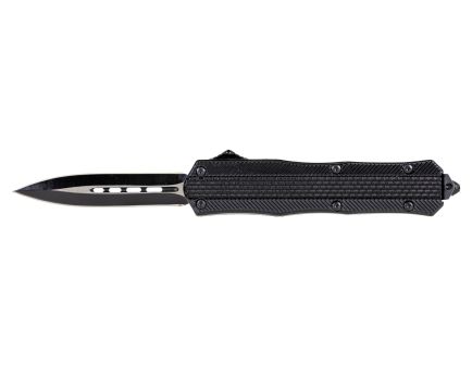 Master Cutlery Spear Point OTF Knife, Black - 412