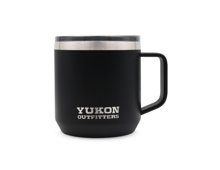 Yukon Outfitters 16oz Freedom Coffee Mug, Black - YOMG16BLK