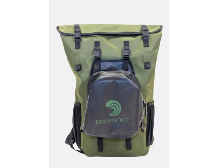 Dry Pocket Waterproof Backpack & Dry Bag 30L, Army Green - 1175