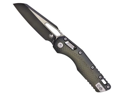 Microtech MSI S/E Ram-Lok Folding Sheepsfoot Knife, Bazooka Green - 210T-1PMFBO