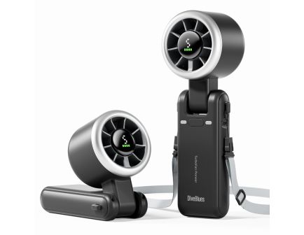 Diveblues JetForce Handheld Fan, Black - N607D-BK