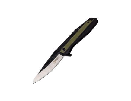 MTech Manual Drop Point Folding Knife, Green - MT-1081GN