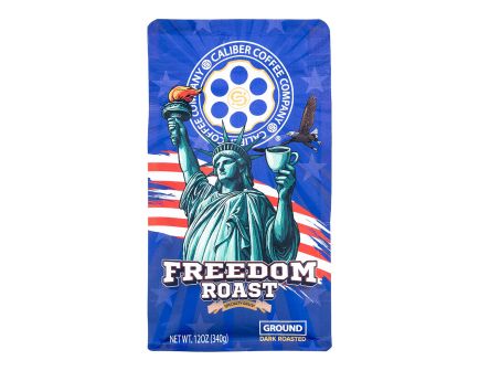 Caliber Coffee Freedom Roast Coffee, 12oz Bag, Ground