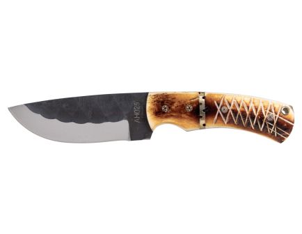 American Hunter "Hunter" Fixed Blade Straight Back Knife, Torched Bone - AH025