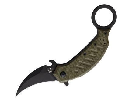 Fox Knives Karambit Linerlock Folding Knife, OD Green - FOX826OD