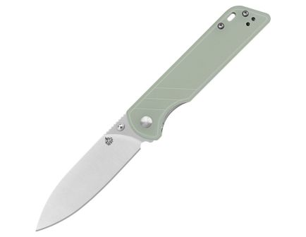 QSP Parrot Folding Spear Point Knife, Jade - QS102C2