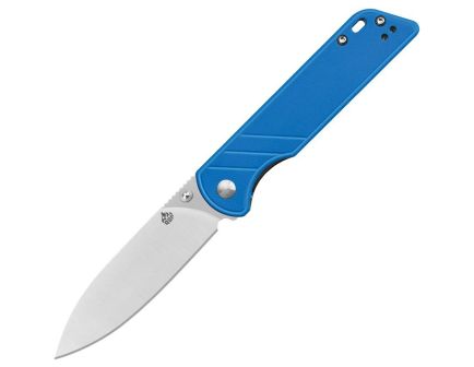 QSP Parrot Folding Spear Point Knife, Blue - QS102D2