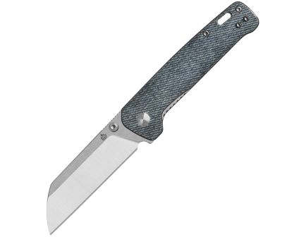 QSP Penguin Folding Sheepsfoot Knife, Denim - QS130V2B1