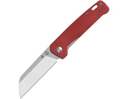 QSP Penguin Folding Sheepsfoot Knife, Red - QS130V2D1