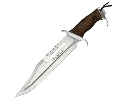 Rambo Knives Rambo III Fixed Blade Clip Point Knife, Brown - RB9425