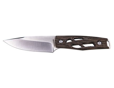 Rough Rider 2601 Fixed Blade Drop Point Knife, Brown - RR2601