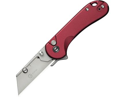 Civivi Elementum Folding Utility Knife, Burgundy - CIVC23039B5