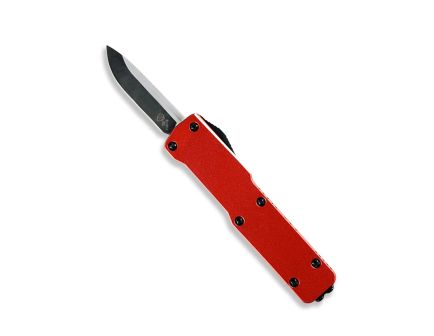 Templar Knife California Legal OTF Drop Point Knife, Red - CA-ARD-32-1