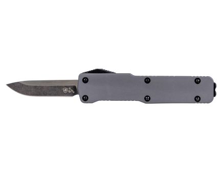 Templar Knife California Legal OTF Drop Point Knife, Gunmetal Grey - CA-AGM-32-1