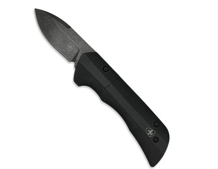 Templar Knife California Legal Auto Assisted Drop Point Knife, Black - CAA-ABK-32-1