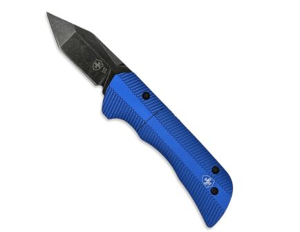 Templar Knife California Legal Auto Assisted Tanto Knife, Blue - CAA-AHB-22-1