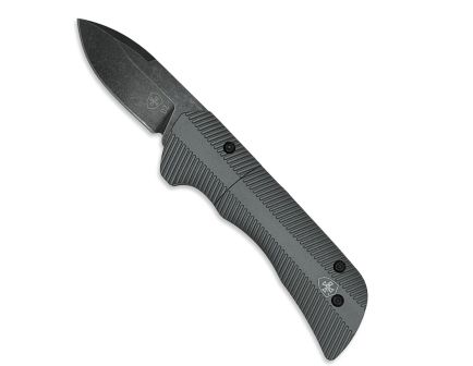 Templar Knife California Legal Auto Assisted Drop Point Knife, Gunmetal Grey - CAA-AGM-32-1
