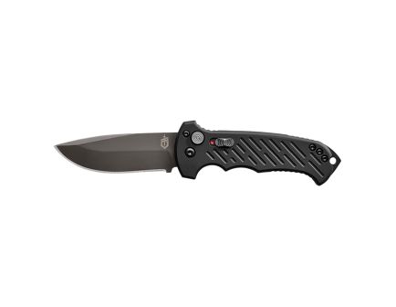 Gerber 06 Auto Drop Point Folding Knife, Black - 30-001295N