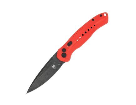 CobraTec Knives Diablo Folding Drop Point Knife, Red - REDDIABLOAUTO