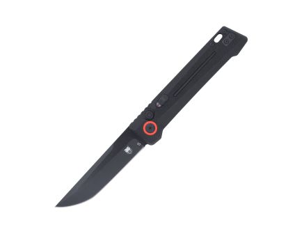CobraTec Knives Inferno Folding Tanto Knife, Black - CTIFRBLK