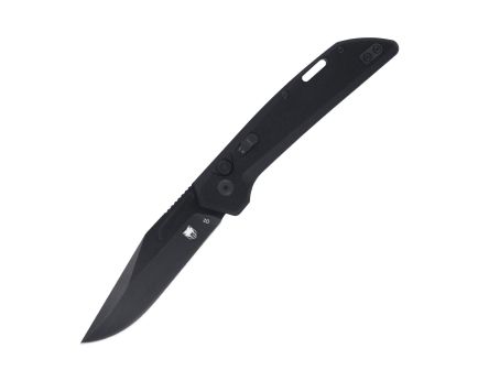 CobraTec Knives Naja Folding Clip Point Knife, Black - CTNAJBLK