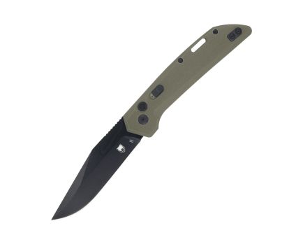 CobraTec Knives Naja Folding Clip Point Knife, OD Green - CTNAJODG