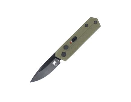 CobraTec Knives Stinger Folding Drop Point Knife, OD Green - CTSTRODG