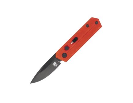 CobraTec Knives Stinger Folding Drop Point Knife, Red - CTSTRRED