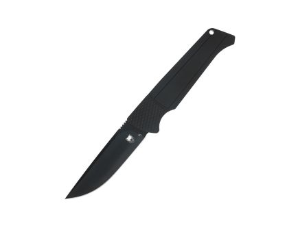 CobraTec Knives Viper Hidden Release Folding Drop Point Knife, Black - CTVIPERHRBLK