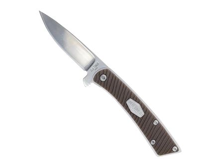 Old Timer Slim Folding Drop Point Knife, Brown - 1226419
