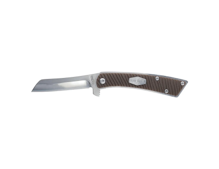 Old Timer Slim Folding Cleaver Knife, Brown - 1229078