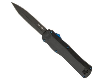 Benchmade Autocrat OTF Spear Point Knife, Black - 3400BK