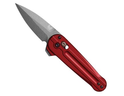 Benchmade Lowden Folding Spear Point Knife, Phoenix Red -  491GY-01