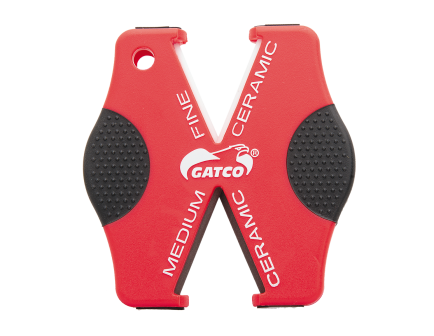 Gatco Super Micro-X Ceramic Knife Sharpener, Red - 6224
