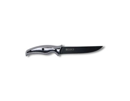 SORD Fishing Products 5" Utility Knife Fixed Blade, Black - S5IUK