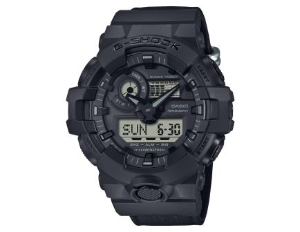 Casio G-Shock GA700 Analog/Digital Wrist Watch, Black - GA700BCE1ACR