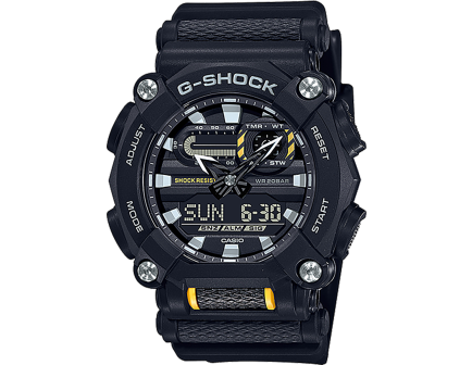 Casio G-Shock GA900-1A Analog/Digital Wrist Watch, Black - GA9001A