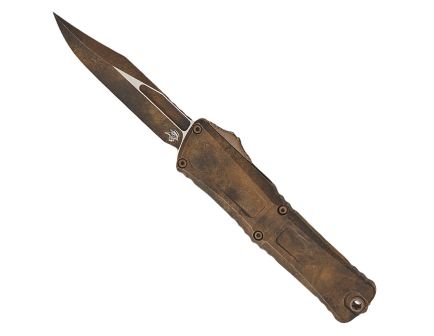 Microtech Combat Troodon Gen III OTF Bowie Point Knife, Plague Outbreak - 1146-1PLOBS