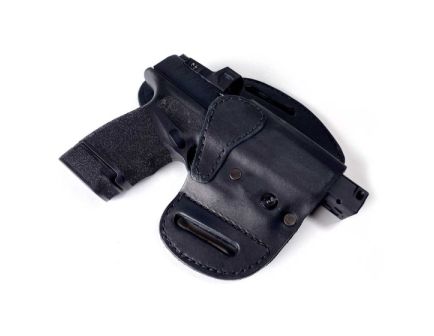 Urban Carry Lockleather RMR 201 OWB Right Hand Leather Holster, Black - LL-OWB-RMR-201-BK-R